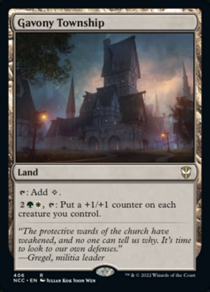 Gavony Township [Streets of New Capenna Commander] - The Mythic Store | 24h Order Processing