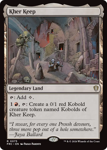 Kher Keep [Reality Fracture Commander] - The Mythic Store | 24h Order Processing