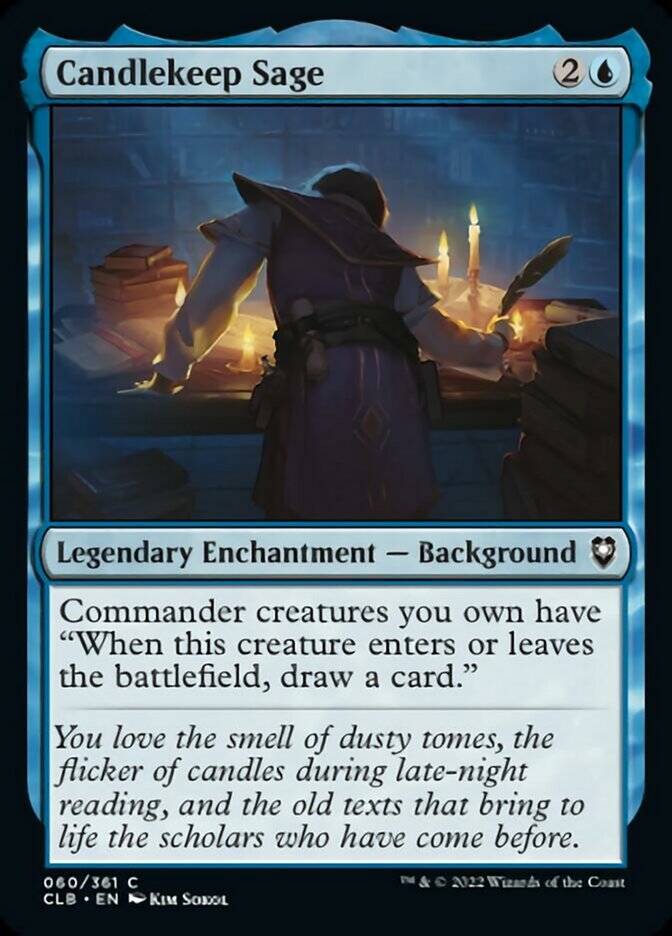 Candlekeep Sage [Commander Legends: Battle for Baldur's Gate] - The Mythic Store | 24h Order Processing