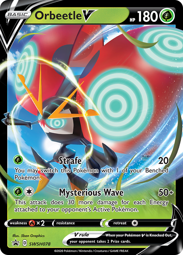 Orbeetle V (SWSH078) [Sword & Shield: Black Star Promos] - The Mythic Store | 24h Order Processing