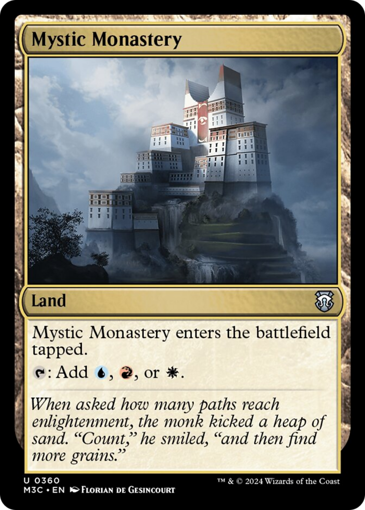 Mystic Monastery (Ripple Foil) [Modern Horizons 3 Commander] - The Mythic Store | 24h Order Processing