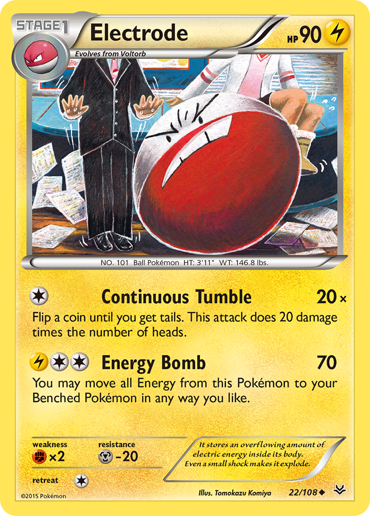 Electrode (22/108) [XY: Roaring Skies] - The Mythic Store | 24h Order Processing