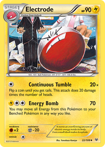 Electrode (22/108) [XY: Roaring Skies] - The Mythic Store | 24h Order Processing