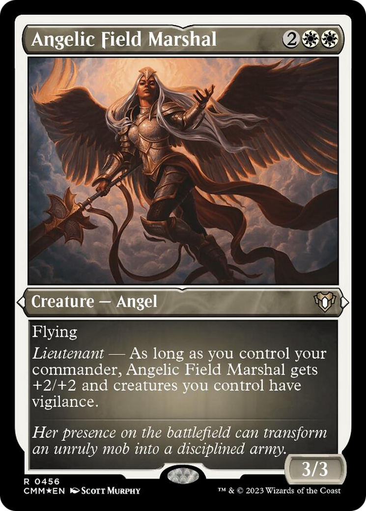 Angelic Field Marshal (Foil Etched) [Commander Masters] - The Mythic Store | 24h Order Processing