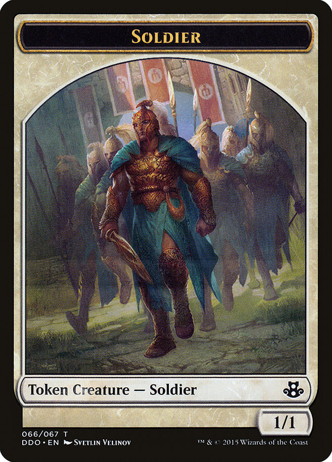 Soldier Token [Duel Decks: Elspeth vs. Kiora] - The Mythic Store | 24h Order Processing