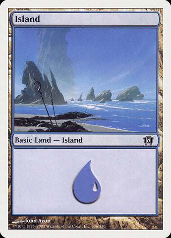 Island (336) [Eighth Edition] - The Mythic Store | 24h Order Processing