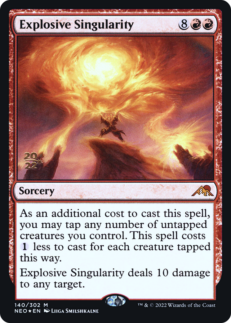 Explosive Singularity [Kamigawa: Neon Dynasty Prerelease Promos] - The Mythic Store | 24h Order Processing