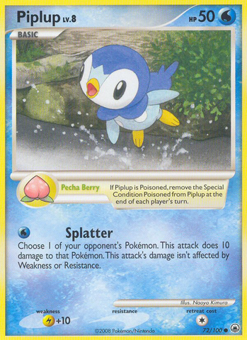 Piplup (72/100) [Diamond & Pearl: Majestic Dawn] - The Mythic Store | 24h Order Processing