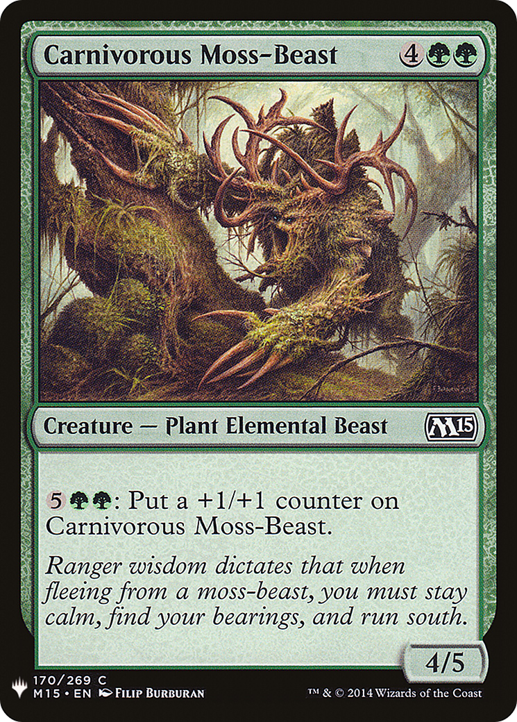 Carnivorous Moss-Beast [Mystery Booster] - The Mythic Store | 24h Order Processing