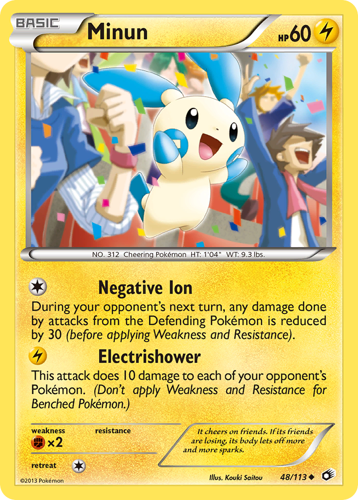 Minun (48/113) [Black & White: Legendary Treasures] - The Mythic Store | 24h Order Processing