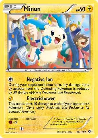Minun (48/113) [Black & White: Legendary Treasures] - The Mythic Store | 24h Order Processing