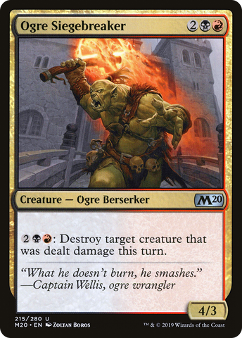 Ogre Siegebreaker [Core Set 2020] - The Mythic Store | 24h Order Processing
