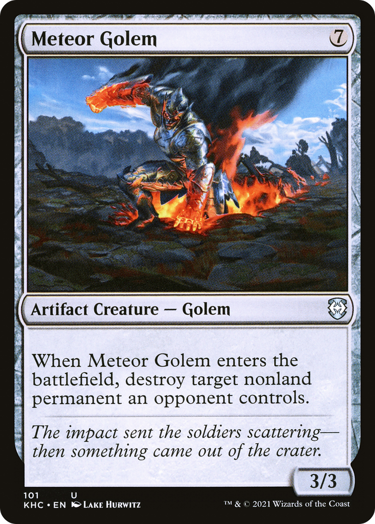 Meteor Golem [Kaldheim Commander] - The Mythic Store | 24h Order Processing