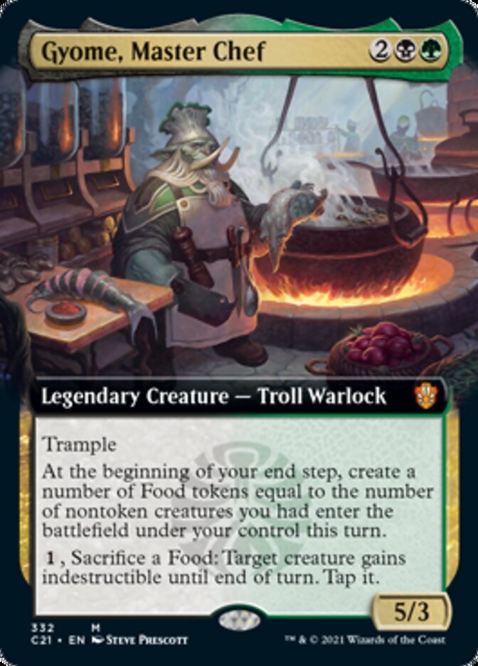 Gyome, Master Chef (Extended Art) [Commander 2021] - The Mythic Store | 24h Order Processing