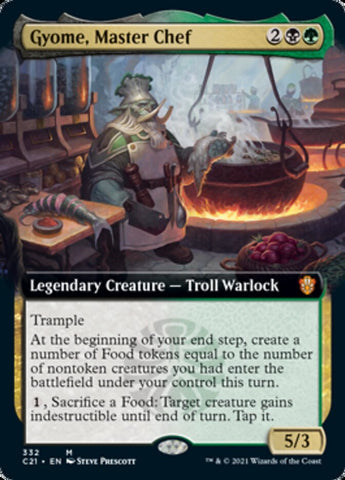 Gyome, Master Chef (Extended Art) [Commander 2021] - The Mythic Store | 24h Order Processing