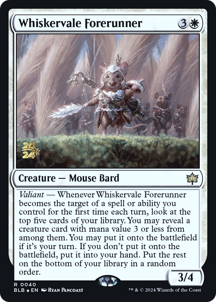 Whiskervale Forerunner [Bloomburrow Prerelease Promos] - The Mythic Store | 24h Order Processing