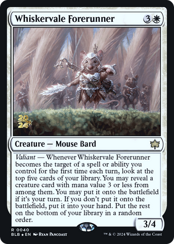 Whiskervale Forerunner [Bloomburrow Prerelease Promos] - The Mythic Store | 24h Order Processing