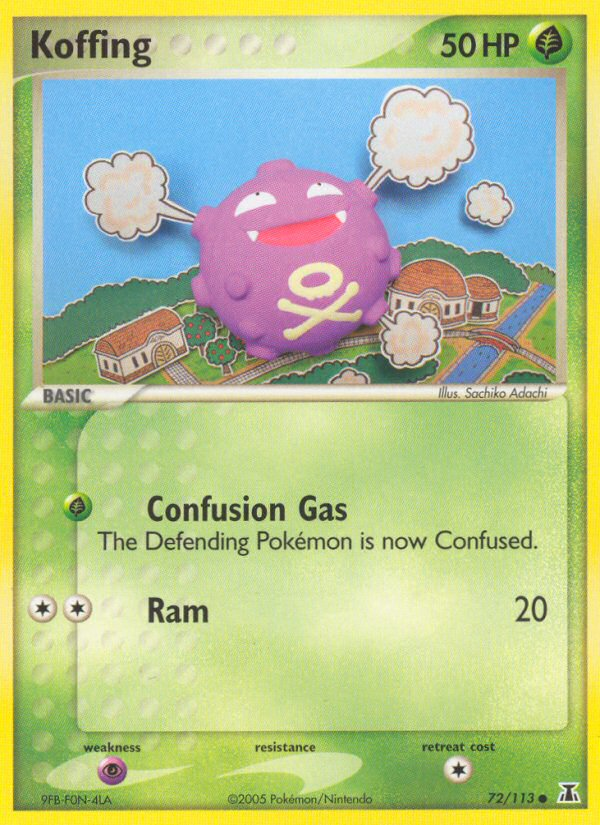 Koffing (72/113) [EX: Delta Species] - The Mythic Store | 24h Order Processing