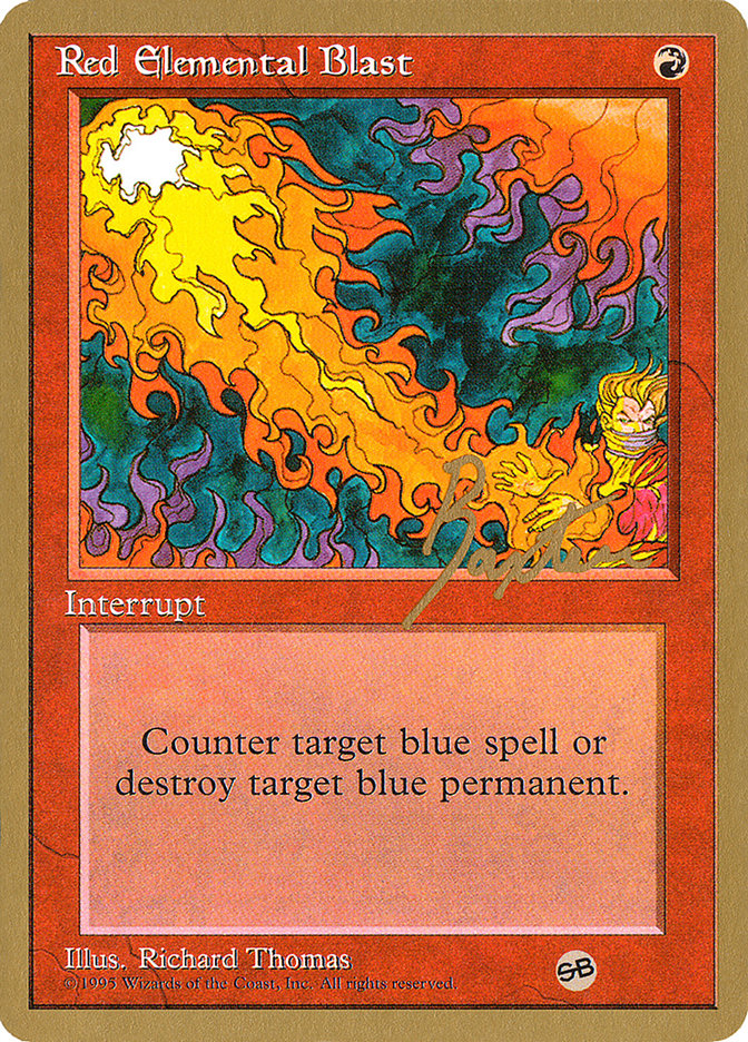 Red Elemental Blast (George Baxter) (SB) [Pro Tour Collector Set] - The Mythic Store | 24h Order Processing