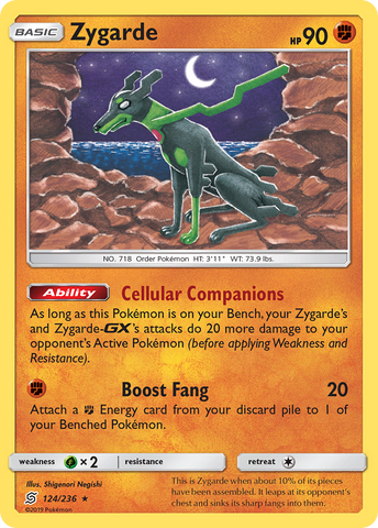 Zygarde (124/236) [Sun & Moon: Unified Minds] - The Mythic Store | 24h Order Processing