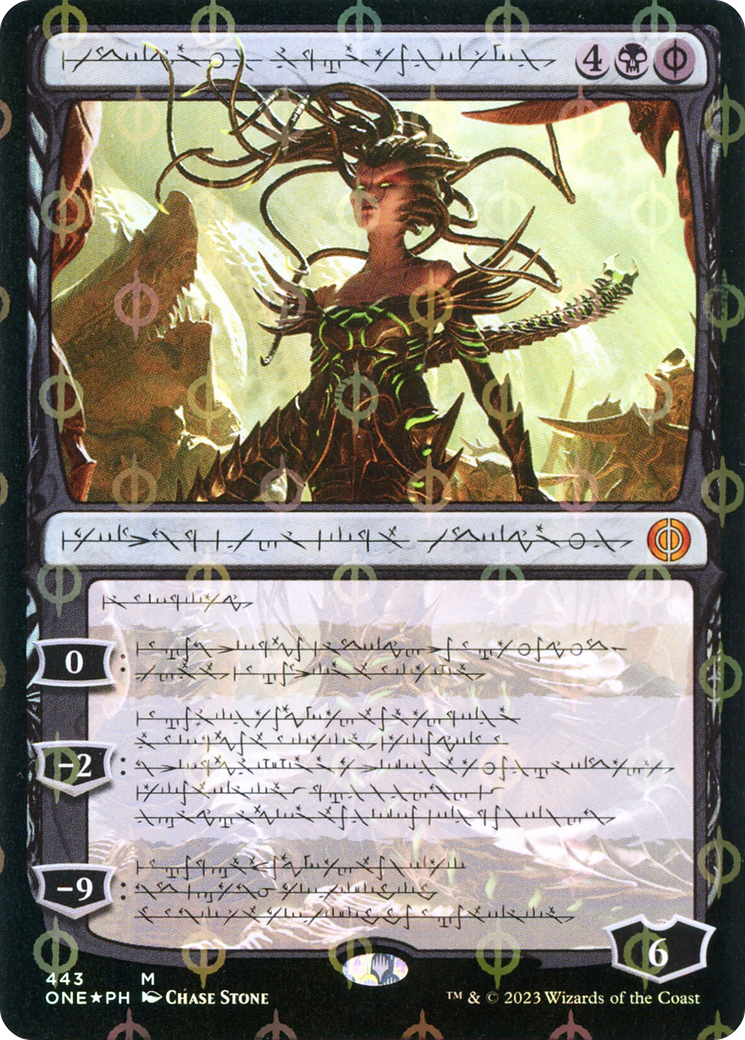 Vraska, Betrayal's Sting (Phyrexian Step-and-Compleat Foil) [Phyrexia: All Will Be One] - The Mythic Store | 24h Order Processing
