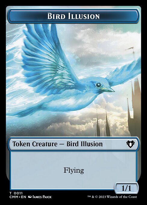 City's Blessing // Bird Illusion Double-Sided Token [Commander Masters Tokens] - The Mythic Store | 24h Order Processing
