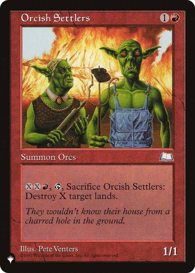 Orcish Settlers [The List] - The Mythic Store | 24h Order Processing