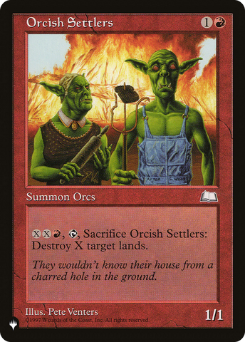 Orcish Settlers [The List] - The Mythic Store | 24h Order Processing