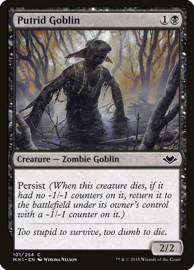 Putrid Goblin [Modern Horizons] - The Mythic Store | 24h Order Processing