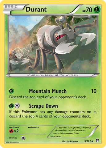 Durant (9/122) [XY: BREAKpoint] - The Mythic Store | 24h Order Processing