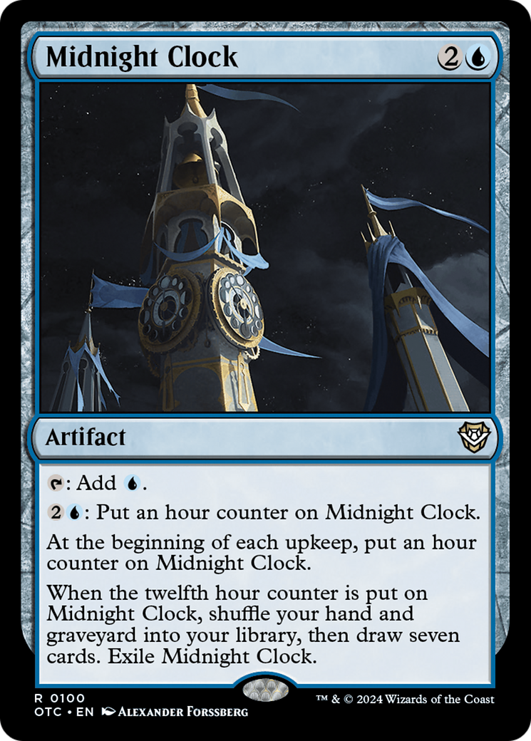 Midnight Clock [Outlaws of Thunder Junction Commander] - The Mythic Store | 24h Order Processing