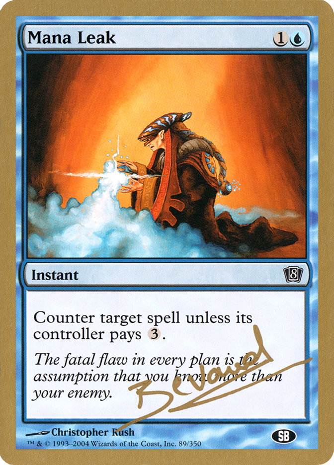 Mana Leak (Manuel Bevand) (SB) [World Championship Decks 2004] - The Mythic Store | 24h Order Processing