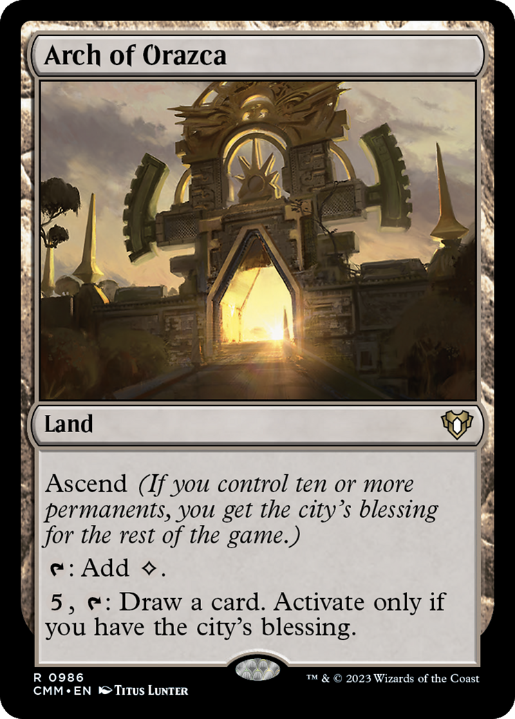 Arch of Orazca [Commander Masters] - The Mythic Store | 24h Order Processing