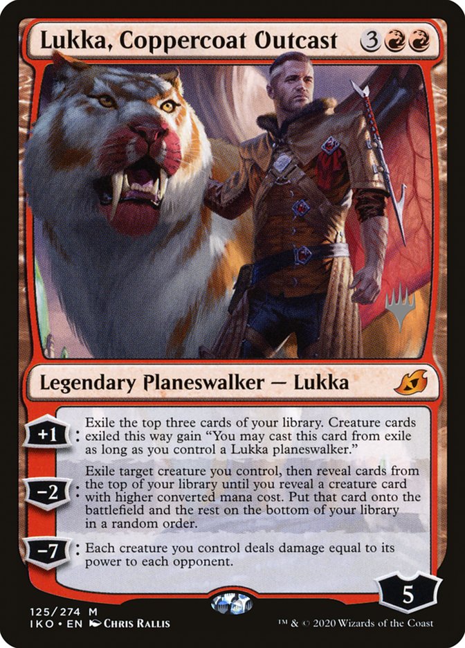 Lukka, Coppercoat Outcast (Promo Pack) [Ikoria: Lair of Behemoths Promos] - The Mythic Store | 24h Order Processing