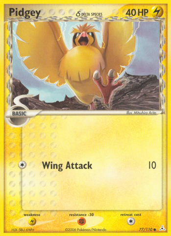 Pidgey (77/110) (Delta Species) [EX: Holon Phantoms] - The Mythic Store | 24h Order Processing