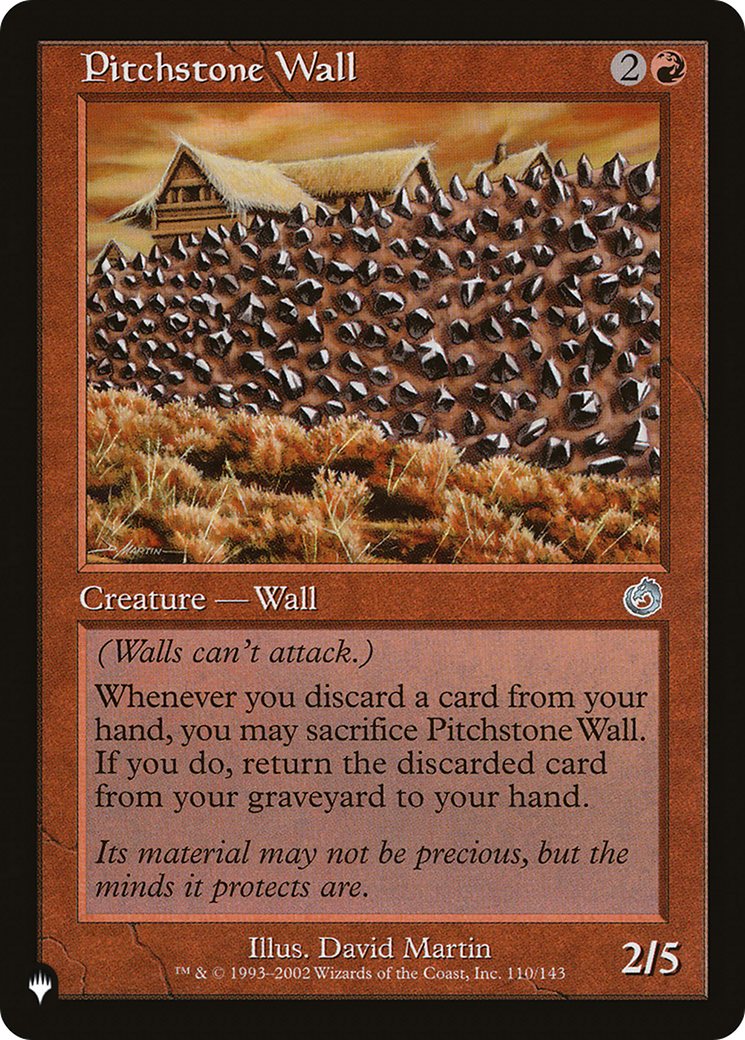 Pitchstone Wall [The List] - The Mythic Store | 24h Order Processing