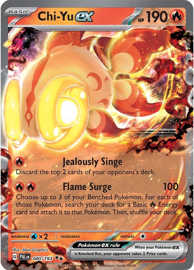 Chi-Yu ex (040/193) [Scarlet & Violet: Paldea Evolved] - The Mythic Store | 24h Order Processing
