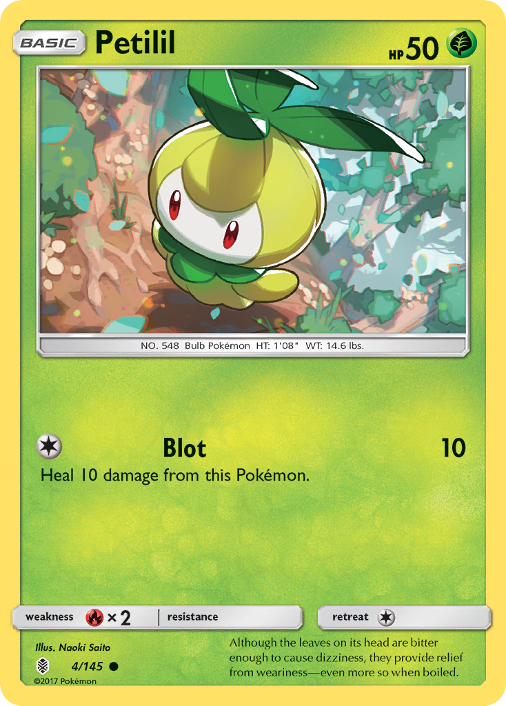 Petilil (4/145) [Sun & Moon: Guardians Rising] - The Mythic Store | 24h Order Processing