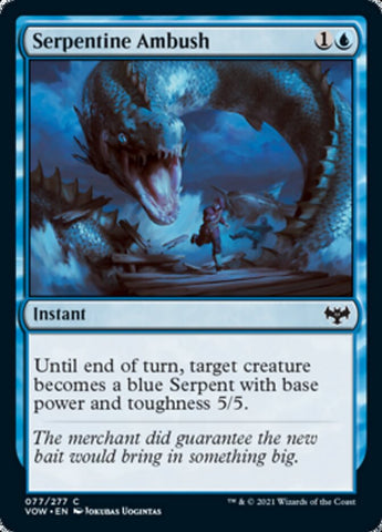 Serpentine Ambush [Innistrad: Crimson Vow] - The Mythic Store | 24h Order Processing