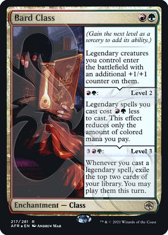 Bard Class (Ampersand Promo) [Dungeons & Dragons: Adventures in the Forgotten Realms Promos] - The Mythic Store | 24h Order Processing