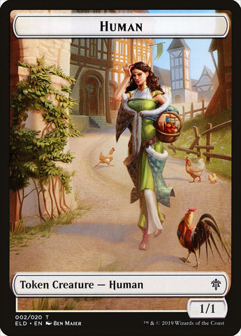 Human // Clue Double-Sided Token [Pioneer Challenger Decks 2022] - The Mythic Store | 24h Order Processing