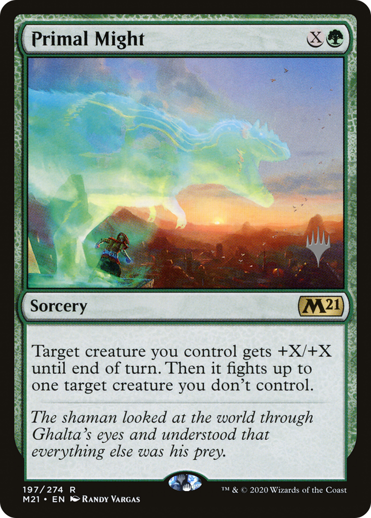 Primal Might (Promo Pack) [Core Set 2021 Promos] - The Mythic Store | 24h Order Processing