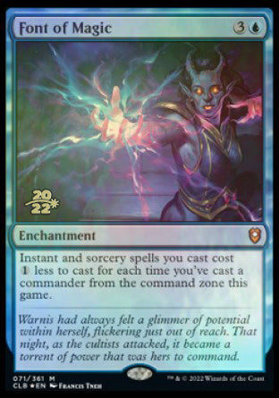 Font of Magic [Commander Legends: Battle for Baldur's Gate Prerelease Promos] - The Mythic Store | 24h Order Processing
