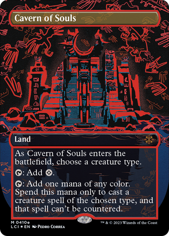 Cavern of Souls (0410e) (Borderless) [The Lost Caverns of Ixalan] - The Mythic Store | 24h Order Processing
