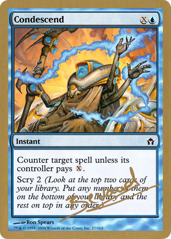 Condescend (Manuel Bevand) [World Championship Decks 2004] - The Mythic Store | 24h Order Processing