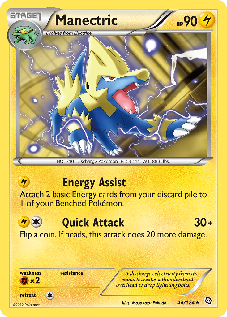 Manectric (44/124) [Black & White: Dragons Exalted] - The Mythic Store | 24h Order Processing