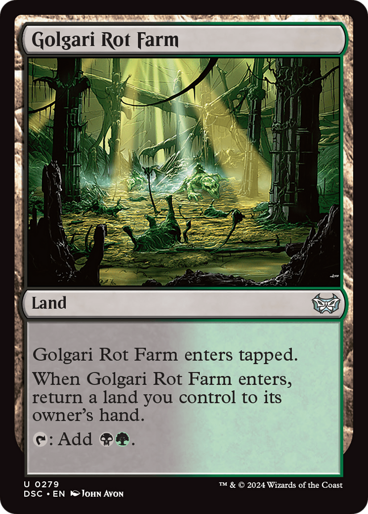 Golgari Rot Farm [Duskmourn: House of Horror Commander] - The Mythic Store | 24h Order Processing