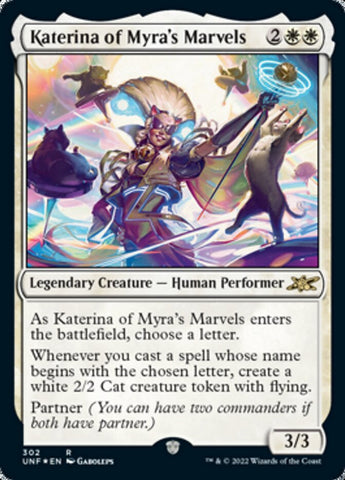 Katerina of Myra's Marvels (Galaxy Foil) [Unfinity] - The Mythic Store | 24h Order Processing