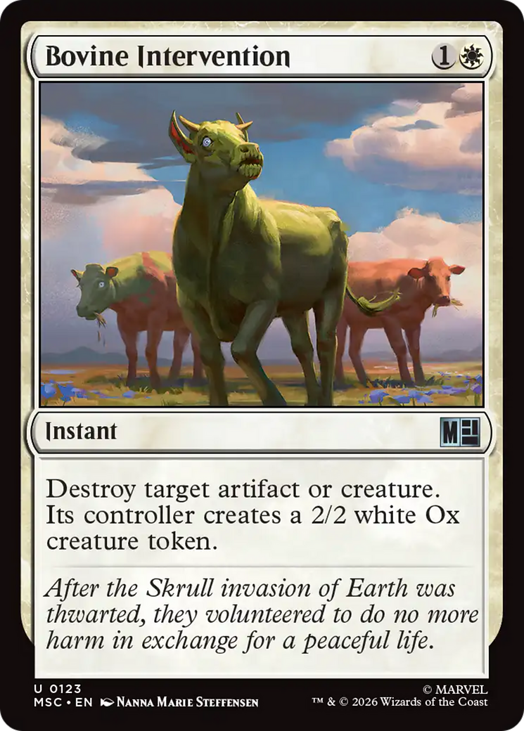 Bovine Intervention (Surge Foil) [Marvel Super Heroes Commander] - The Mythic Store | 24h Order Processing