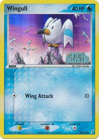 Wingull (70/100) (Stamped) [EX: Crystal Guardians] - The Mythic Store | 24h Order Processing